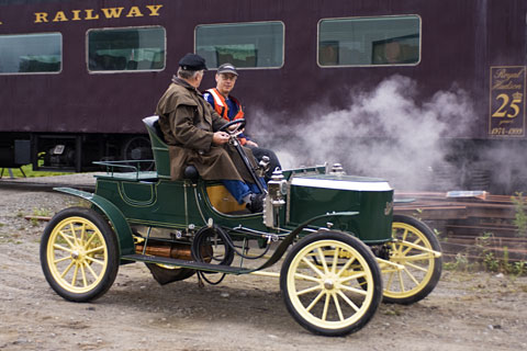 Stanley steam driven car